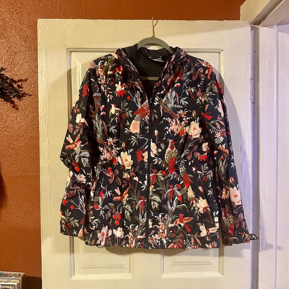 Columbia Floral Rain Jacket
